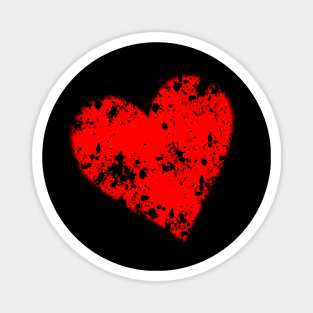 Distressed Heart Magnet